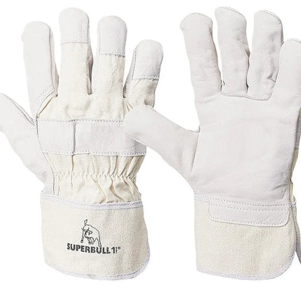 SuperBull® 1 | Rindnarbenlederhandschuh | komplett gefüttert 120 Paar