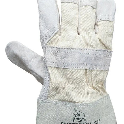 SuperBull® 3 | Rindnarbenlederhandschuh 120 Paar
