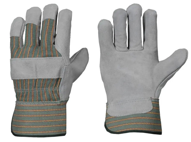 Rindkernspaltlederhandschuh | gummierte Stulpe 72 Paar Leipold Arbeitsschutz