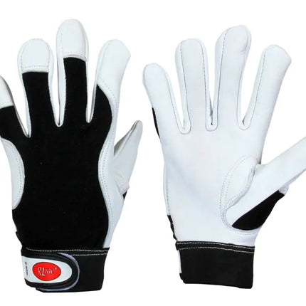 RLine® | Ziegen-Nappalederhandschuh | Klettverschluss 120 Paar