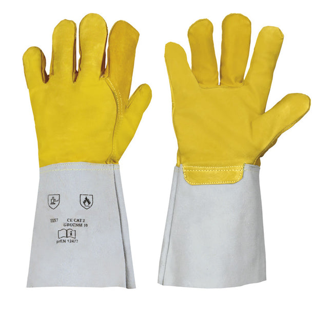 Schweißer | Rindnarbenlederhandschuh | Kevlar® Garn 60 Paar