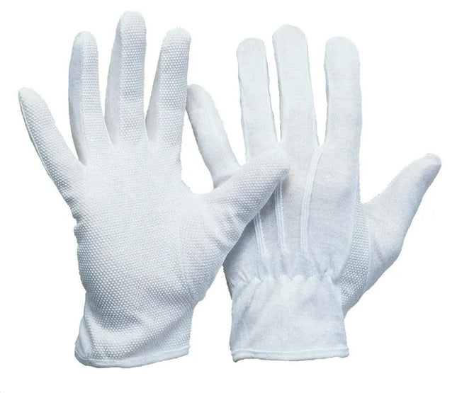 Baumwoll-Trikot-Handschuh | weiß gebleicht 600 Paar Leipold Arbeitsschutz