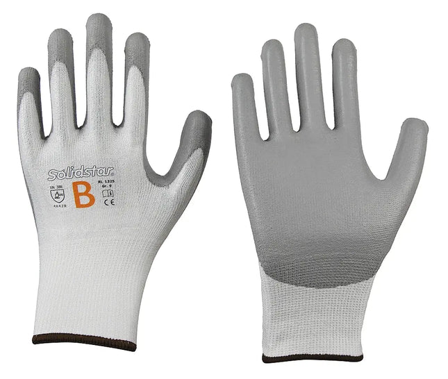 Solidstar® | Schnittschutzhandschuh | PU-Beschichtung 60 Paar Leipold Arbeitsschutz