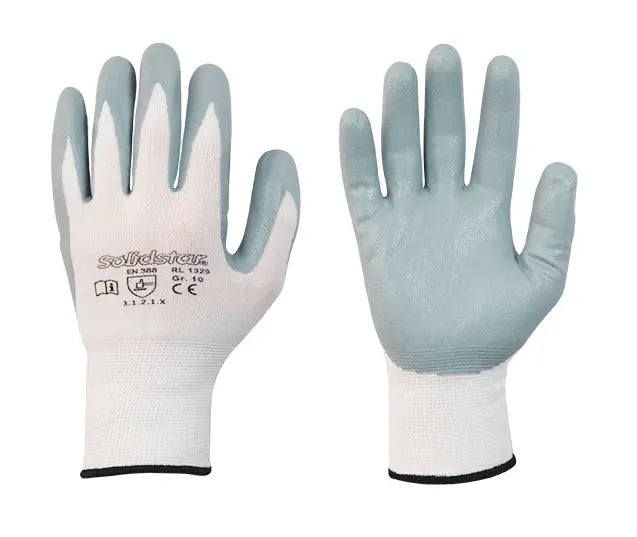 Solidstar® | Feinstrickhandschuh | Nitril-Beschichtung 240 Paar Leipold Arbeitsschutz