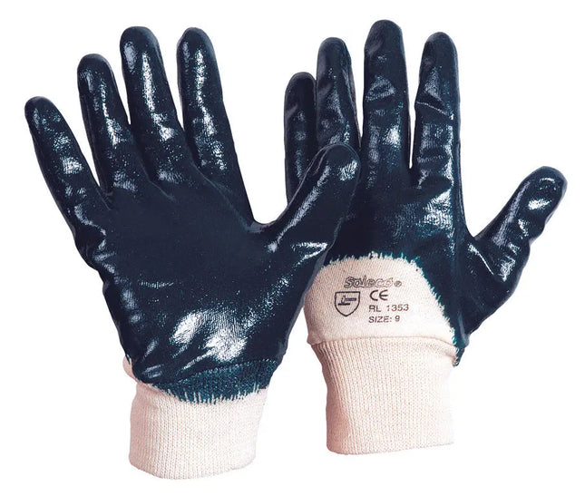 Soleco® | Baumwoll-Trikot-Handschuh | Nitril-Beschichtung 144 Paar Leipold Arbeitsschutz