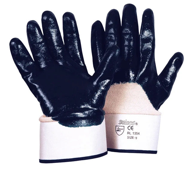 Soleco® | Baumwoll-Trikot-Handschuh | Nitril-Beschichtung 144 Paar Leipold Arbeitsschutz