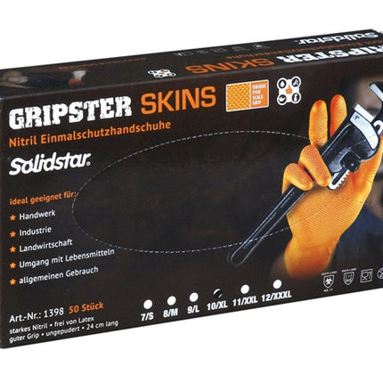 Solidstar® | GRIPSTER | Nitril-Einmalschutzhandschuh 10 Box