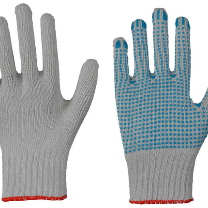 MAGIC BLUE | Strickhandschuh | Baumwolle/Polyester | Noppen 240 Paar