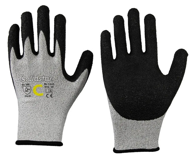 Solidstar® | Schnittschutzhandschuh | Latex-Beschichtung 60 Paar Leipold Arbeitsschutz