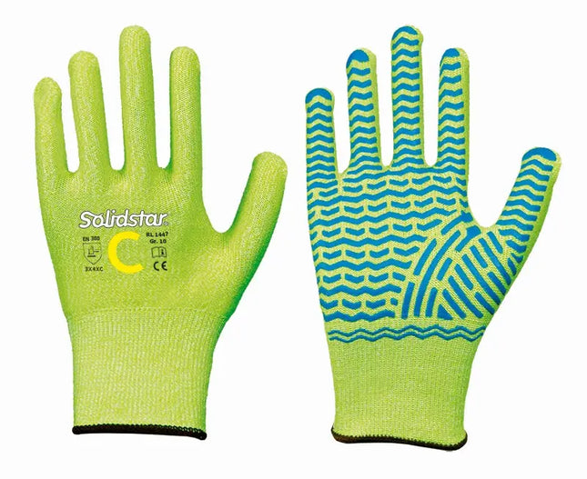 Solidstar® | Schnittschutzhandschuh | Latex-Beschichtung 60 Paar Leipold Arbeitsschutz