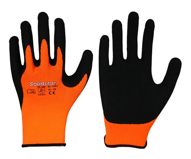 Solidstar® | Feinstrickhandschuh | Latex-Beschichtung 144 Paar Leipold Arbeitsschutz