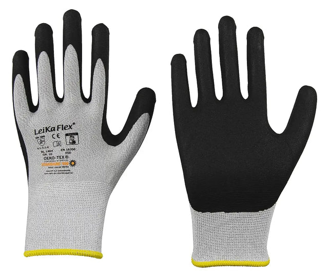 LeiKaFlex® | Feinstrickhandschuh | Nitril-Beschichtung | ESD 144 Paar Leipold Arbeitsschutz