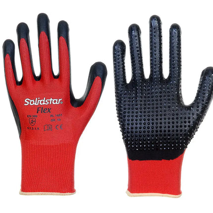 Solidstar® | Feinstrickhandschuh | Nitril-Beschichtung 144 Paar