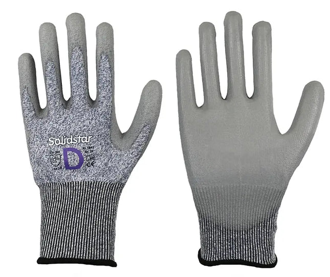 Solidstar® | Schnittschutzhandschuh | PU-Beschichtung 60 Paar Leipold Arbeitsschutz