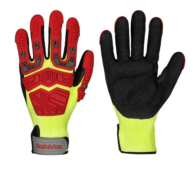 Solidstar® Cut | IMPACT | Schnittschutzhandschuh 60 Paar Leipold Arbeitsschutz
