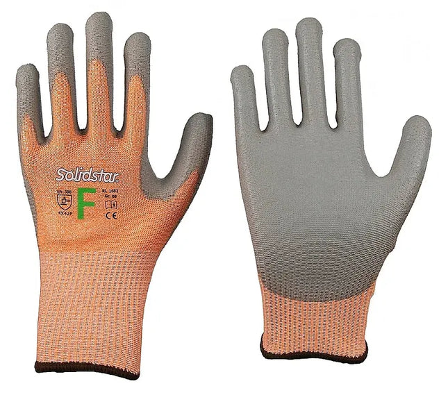 Solidstar® | Schnittschutzhandschuh | PU-Beschichtung 60 Paar Leipold Arbeitsschutz