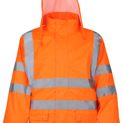 LeiKaTex® | Regenjacke | Warnschutz | warnorange warnorange