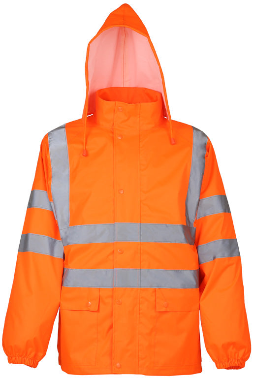 LeiKaTex® | Regenjacke | Warnschutz | warnorange warnorange