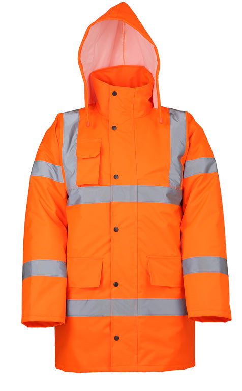 LeiKaTex® | Regenparka | Warnschutz | warnorange warnorange