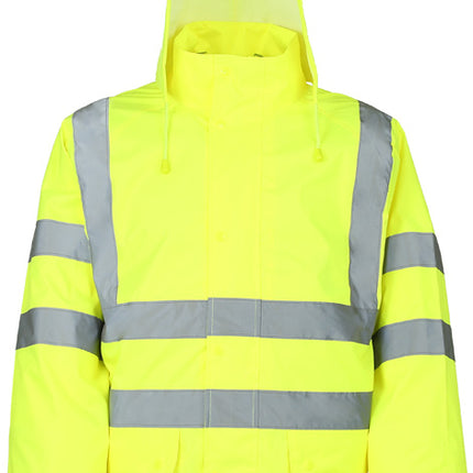 LeiKaTex® | Regenjacke | Warnschutz | neongelb neongelb