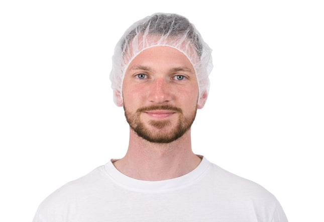 Kopfhaube | Einweg | Barettform | PP-Spinnvlies