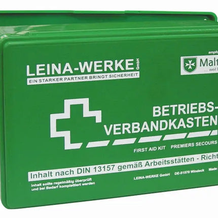 LEINA | Betriebsverbandkasten | DIN 13157-C | Wandhalterung 10 Stück
