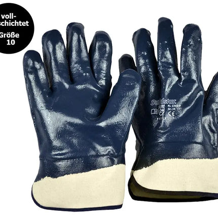 Solidstar® | Baumwoll-Jersey-Handschuh | Nitril-Beschichtung 144 Paar
