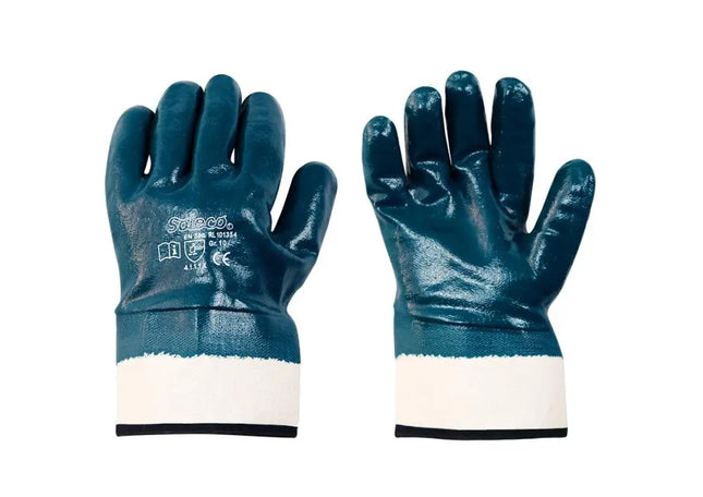 Soleco® | Baumwoll-Trikot-Handschuh | Nitril-Beschichtung 144 Paar Leipold Arbeitsschutz