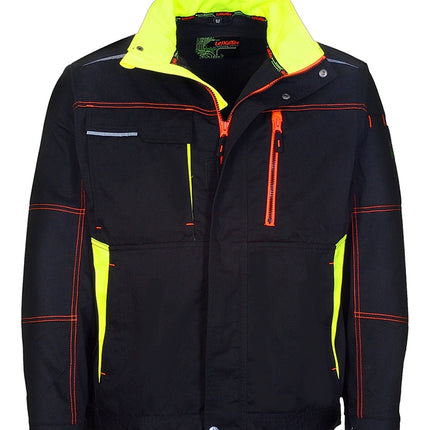 LeiKaTex® | BLACK LINE | Jacke schwarz