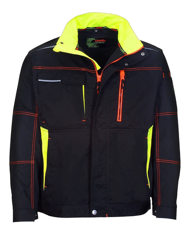 LeiKaTex® | BLACK LINE | Jacke schwarz