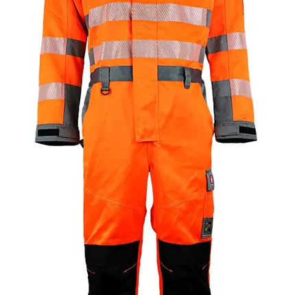 LeiKaTex® | BRIGHT LINE | Overall | warnorange/grau warnorange