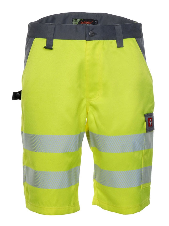 LeiKaTex® | BRIGHT LINE | Shorts | neongelb/grau neongelb
