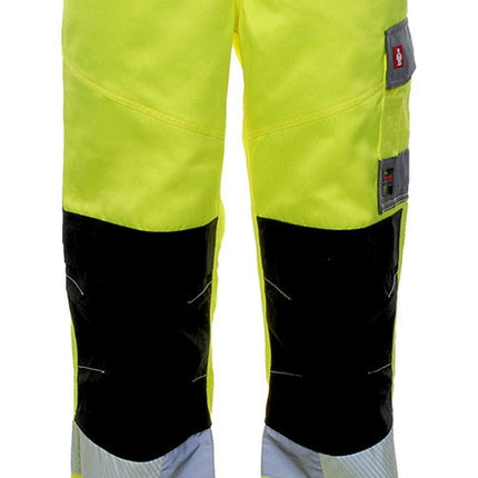 LeiKaTex® | BRIGHT LINE | Bundhose | neongelb/grau neongelb