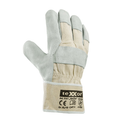 teXXor® Rindkernspaltleder-Handschuhe RHÖN-120 Paar