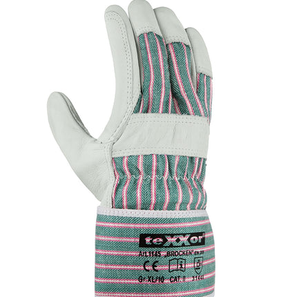 teXXor® Rindvollleder-Handschuhe BROCKEN-96 Paar