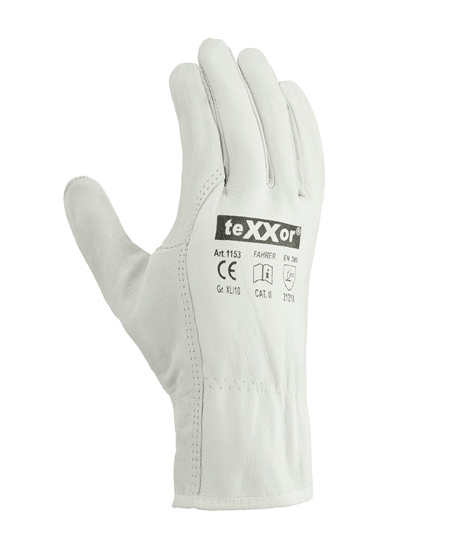 teXXor® Rindnappaleder-Handschuhe FAHRER-120 Paar