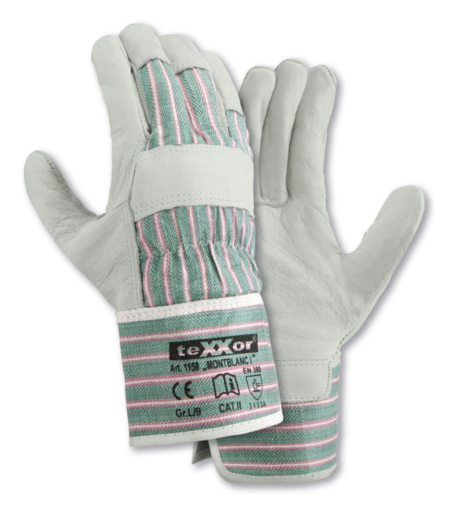 teXXor® Rindvollleder-Handschuhe MONTBLANC I-120 Paar