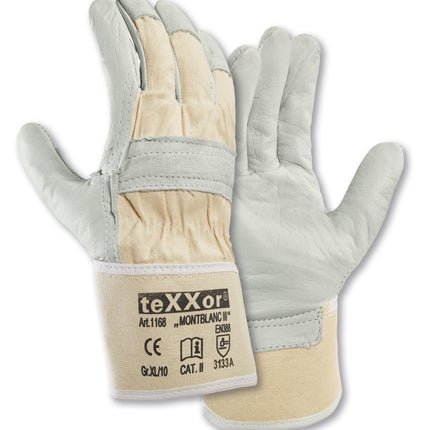 teXXor® Rindvollleder-Handschuhe MONTBLANC III-120 Paar