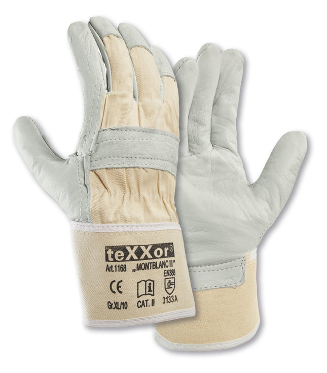teXXor® Rindvollleder-Handschuhe MONTBLANC III-120 Paar