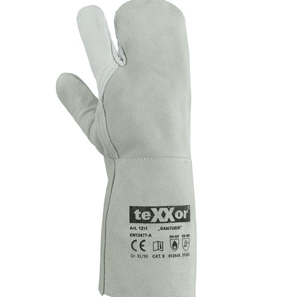 teXXor® 3-Finger-Schweißerhandschuhe SANTORIN-120 Paar