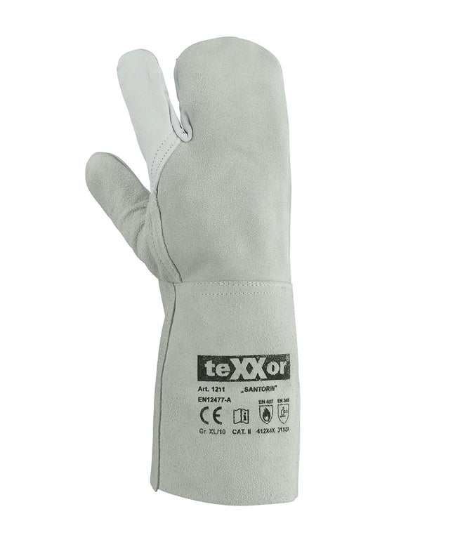 teXXor® 3-Finger-Schweißerhandschuhe SANTORIN-120 Paar