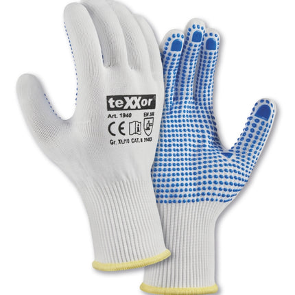 teXXor® Feinstrick-Handschuhe NYLON-240 Paar
