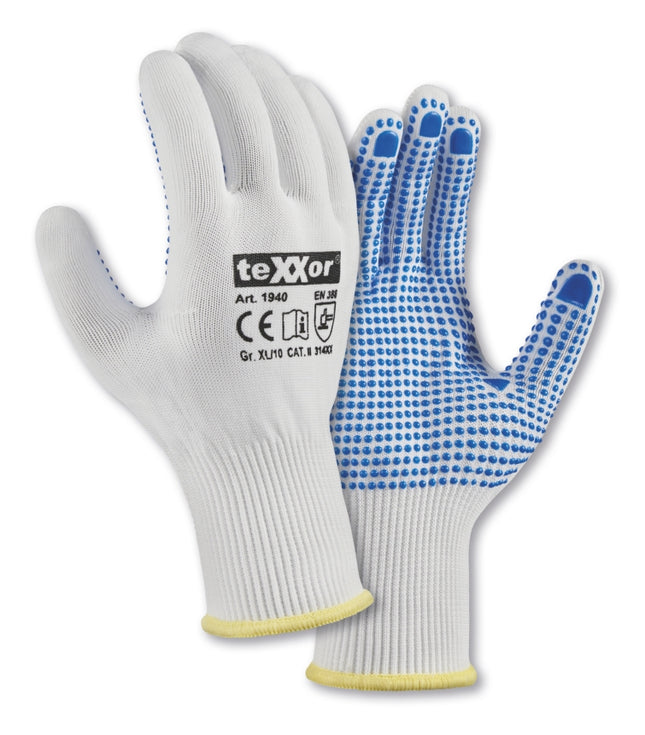 teXXor® Feinstrick-Handschuhe NYLON-240 Paar