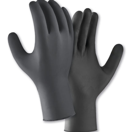 teXXor® Nitril-Einweg-Handschuhe schwarz-10 Box