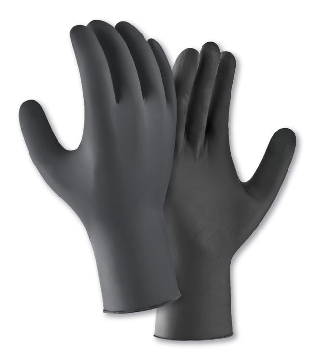teXXor® Nitril-Einweg-Handschuhe schwarz-10 Box