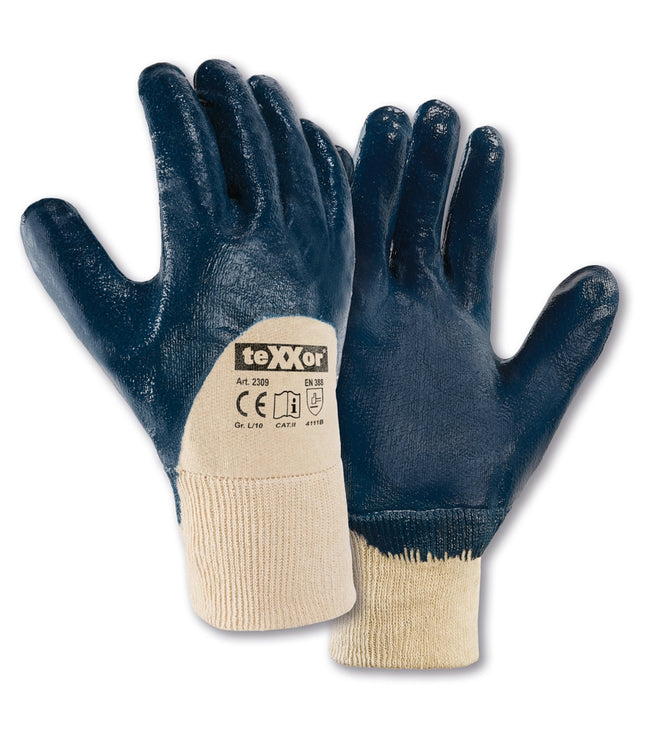 teXXor® Nitril-Handschuhe STRICKBUND-144 Paar
