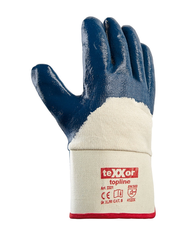 teXXor® topline Nitril-Handschuhe STULPE-144 Paar