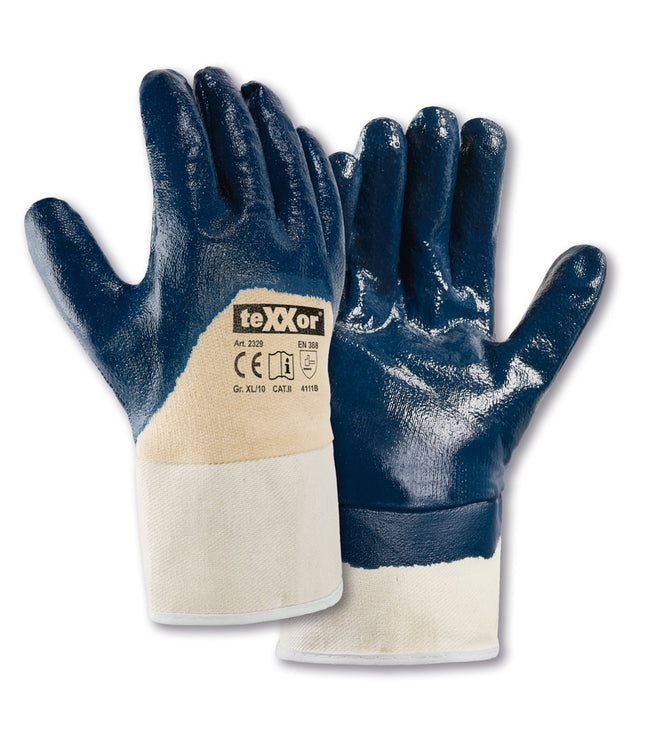 teXXor® Nitril-Handschuhe STULPE-144 Paar