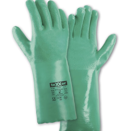 teXXor® Nitril-Handschuhe GERAUTE OBERFLÄCHE-144 Paar