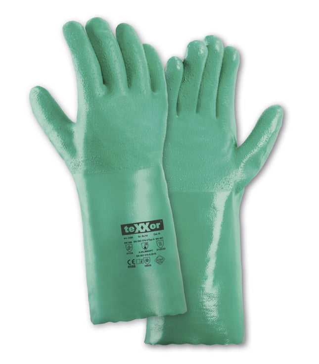 teXXor® Nitril-Handschuhe GERAUTE OBERFLÄCHE-144 Paar